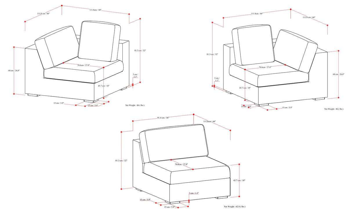 Jasmine 3 Seater Sofa