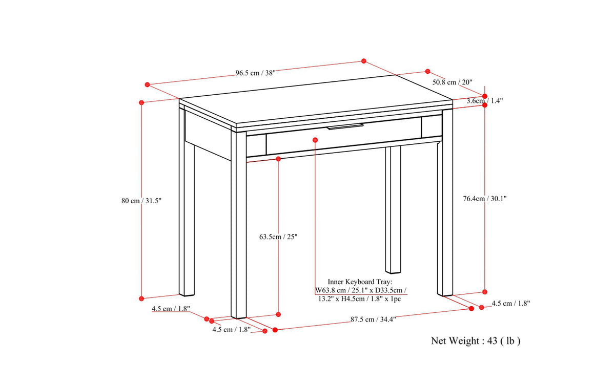 Hollander Small Desk