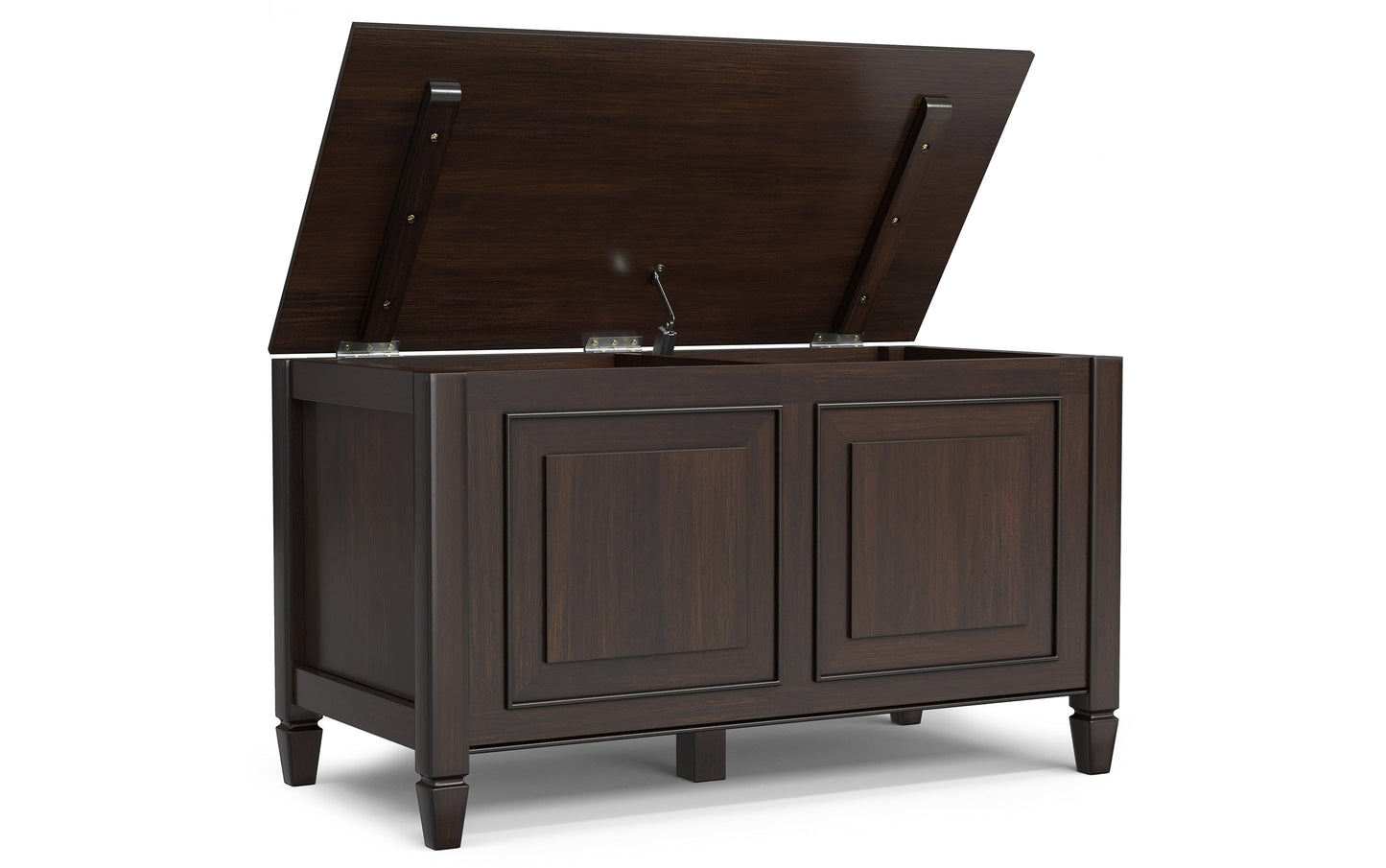 Dark Chestnut Brown | Connaught 36-inch Storage Bench and 40-inch Cabinet