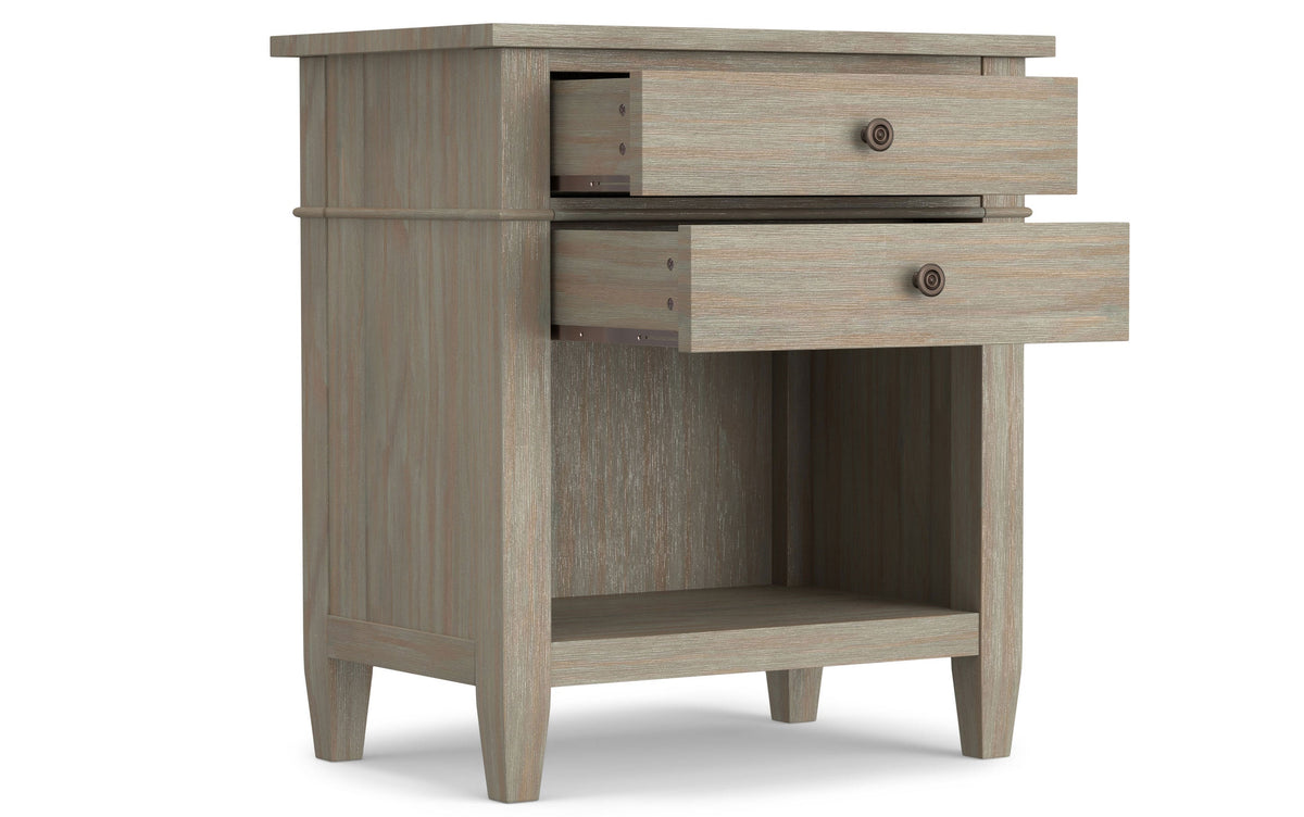 Distressed Grey | Carlton 24 inch Bedside Table (Set of 2)
