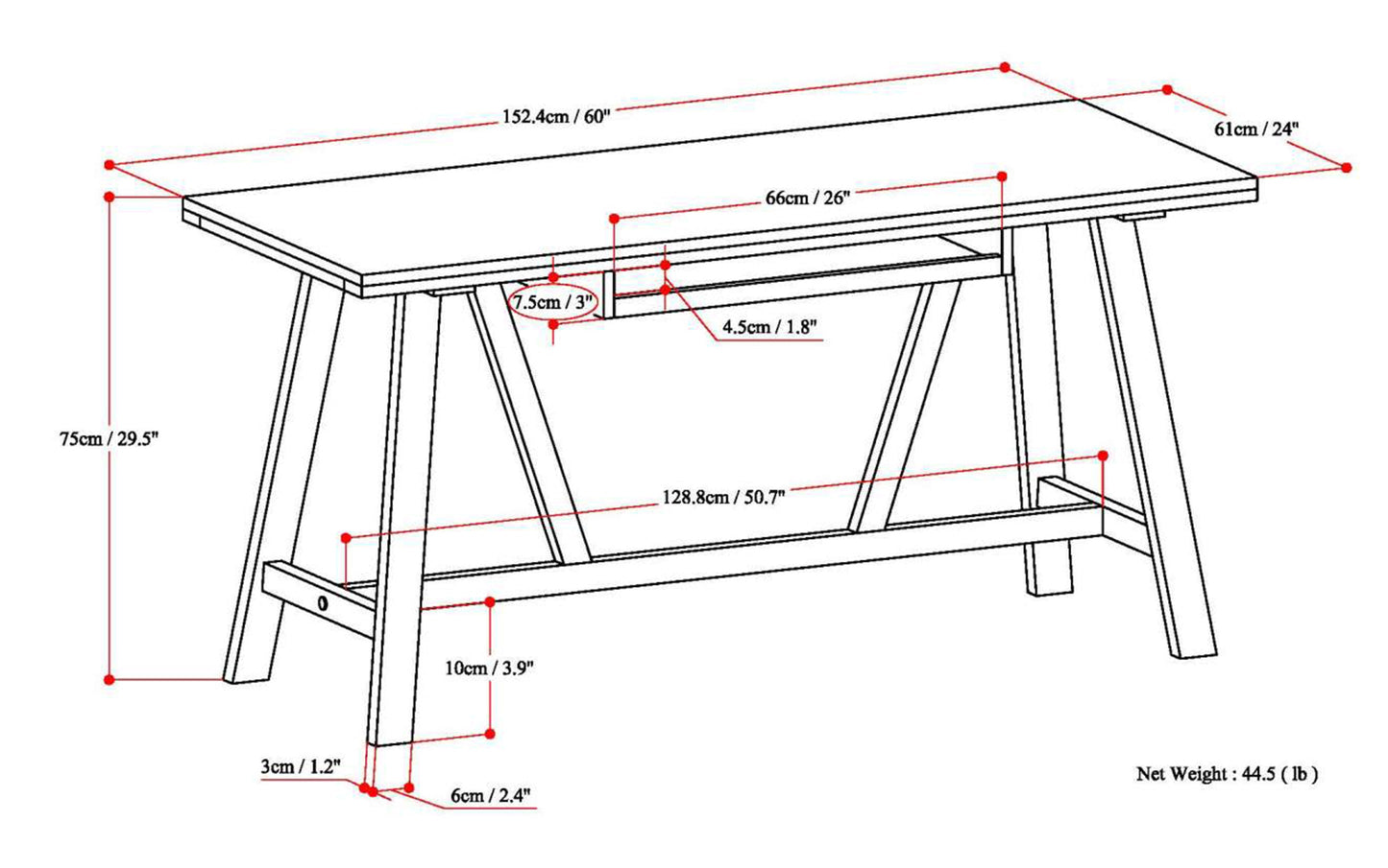Black | Dylan Desk
