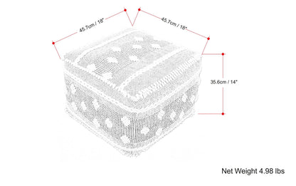 Mapleton Outdoor/Indoor Pouf