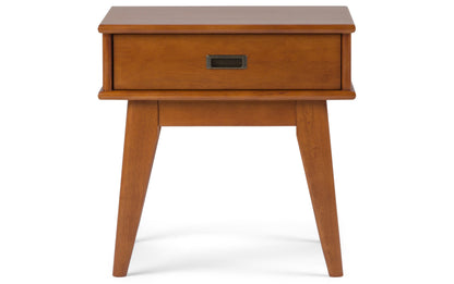 Teak Brown | Draper 48 inch Coffee Table with 22 inch End Tables (Set of 3)