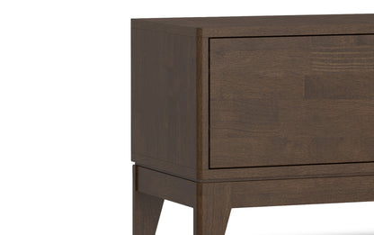 Walnut Brown | Harper 72W Low TV Stand with Set of Two 24W 5 Shelf Bookcases
