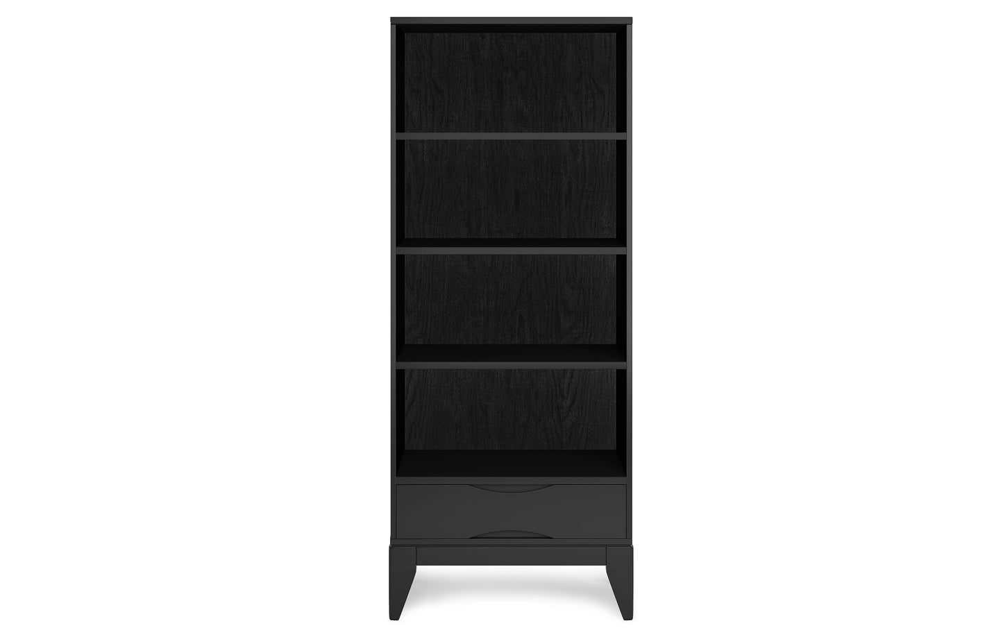 Black | Harper 60 inch Desk and 24 inch Bookcase