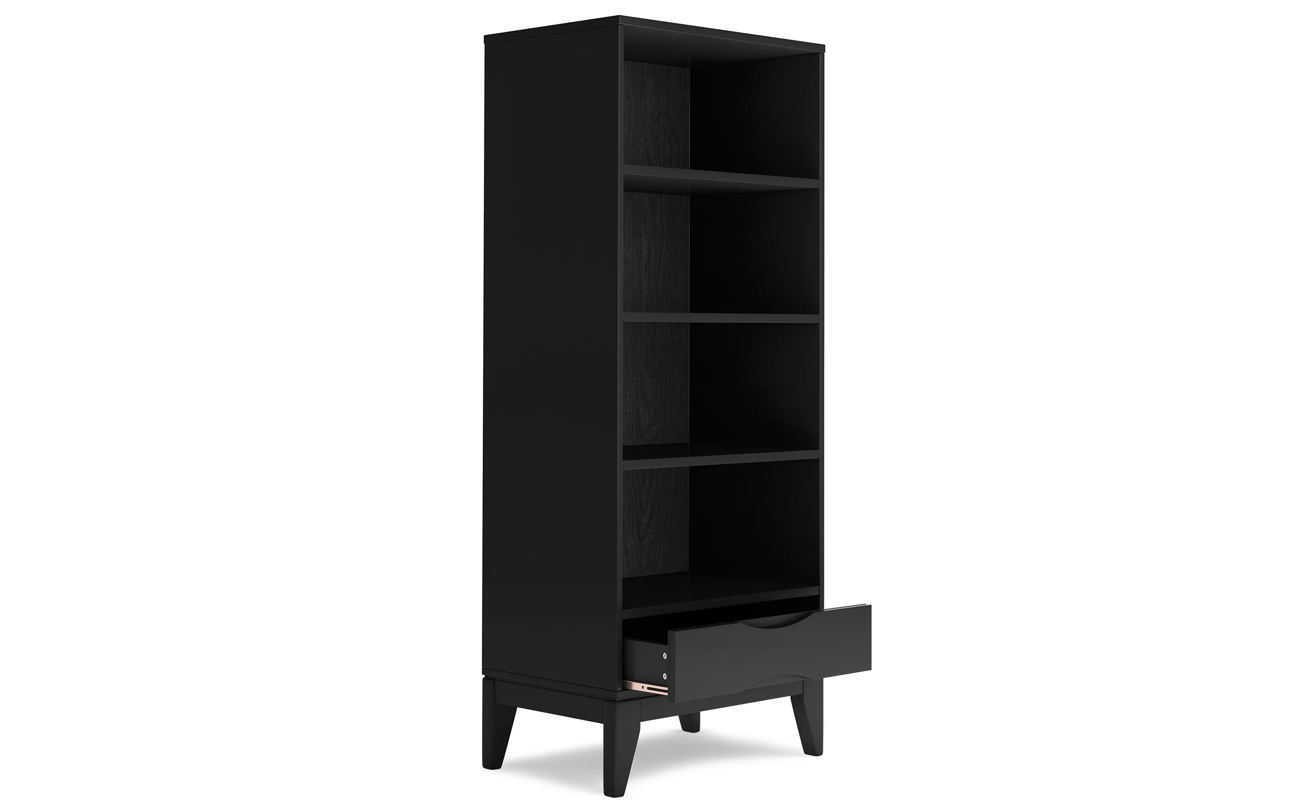 Black | Harper 60 inch Desk and 24 inch Bookcase