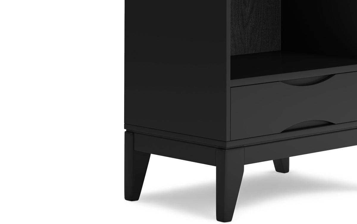 Black | Harper 60 inch Desk and 24 inch Bookcase
