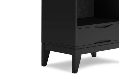 Black | Harper 60 inch Desk and 24 inch Bookcase