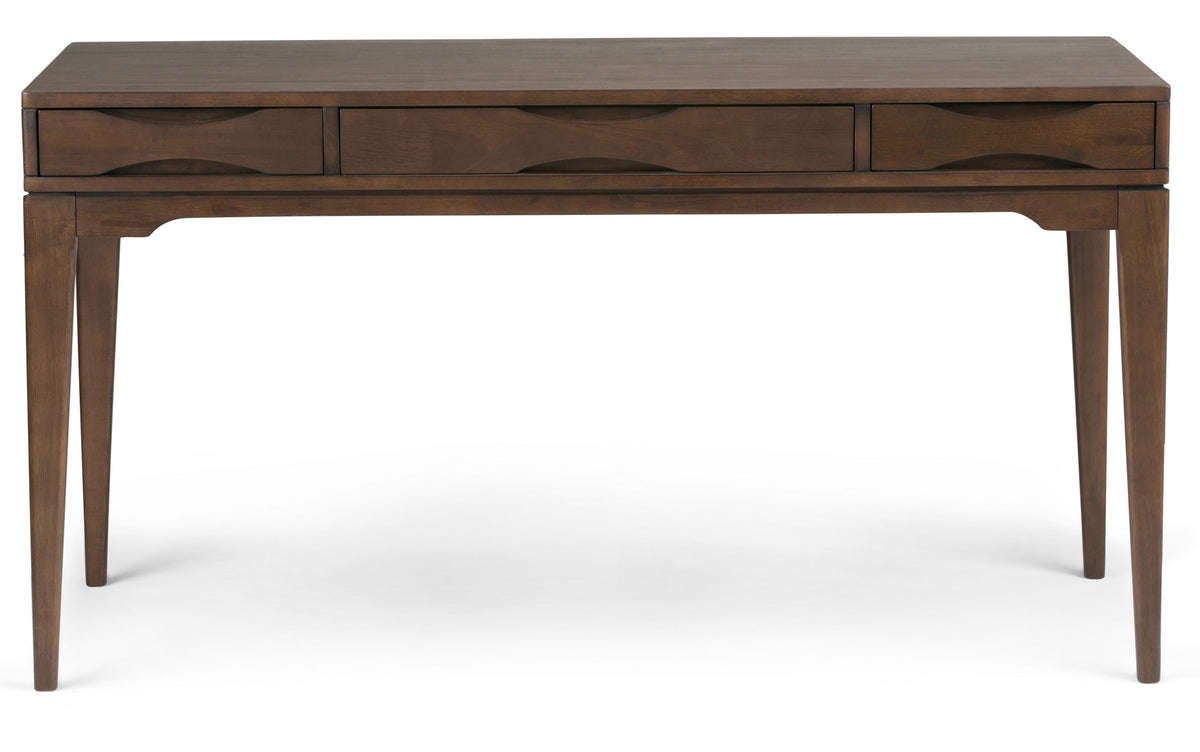 Walnut Brown | Harper 60 inch Desk and 24 inch Bookcase
