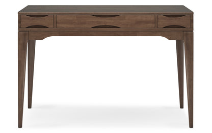 Walnut Brown | Harper 48 inch Desk and 24 inch Bookcase