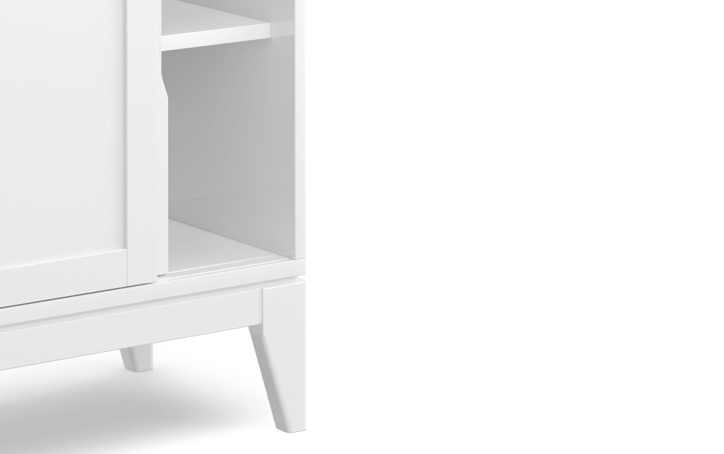 White | Harper 30W Storage Cabinet with Doors Set of 2