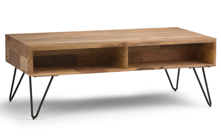 Natural | Hunter 48 inch Coffee Table with 22 inch End Tables (Set of 3)