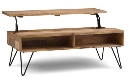Natural | Hunter 48 inch Coffee Table with 22 inch End Tables (Set of 3)