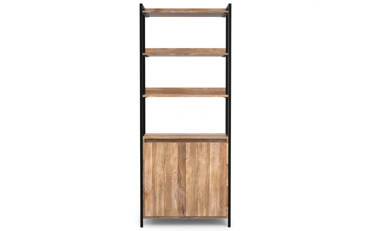 Kelsey 30 inch 5 Shelf Bookcase with Doors (Set of 2)