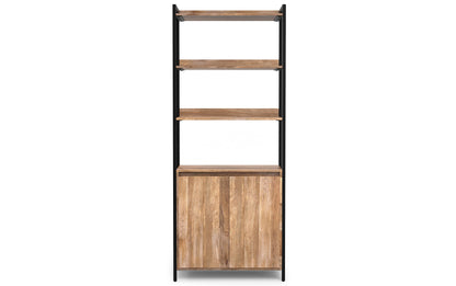 Kelsey 30 inch 5 Shelf Bookcase with Doors (Set of 2)