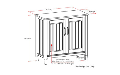 Lev 32 inch Storage Cabinet (Set of 2)