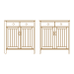 39 inch Storage Cabinet (Set of 2)
