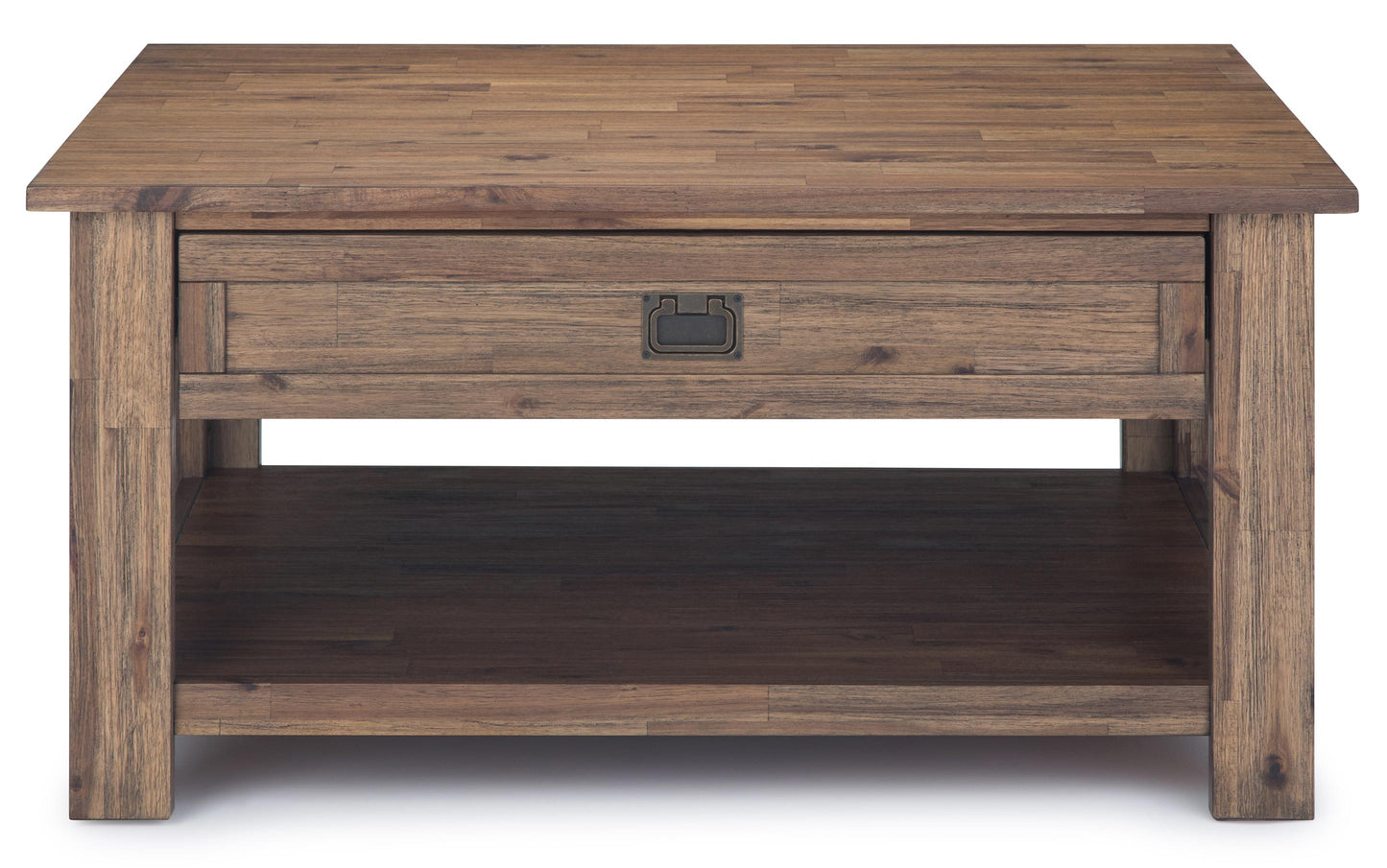 Rustic Natural Aged Brown | Monroe 38 inch Coffee Table with 22 inch End Tables (Set of 3)