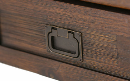 Distressed Charcoal Brown | Monroe 22 inch End Table (Set of 2)