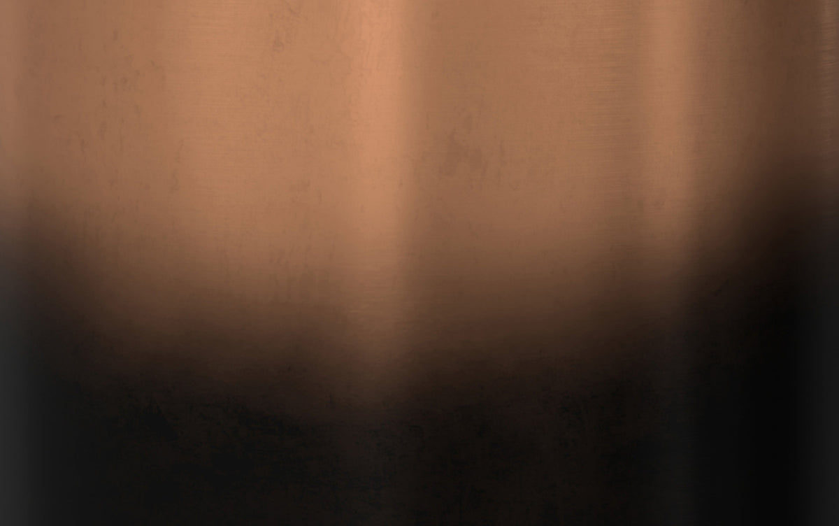 Ombre Black and Copper | Curtis Metal Cylinder Accent Table
