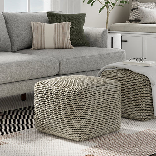 Square Poufs