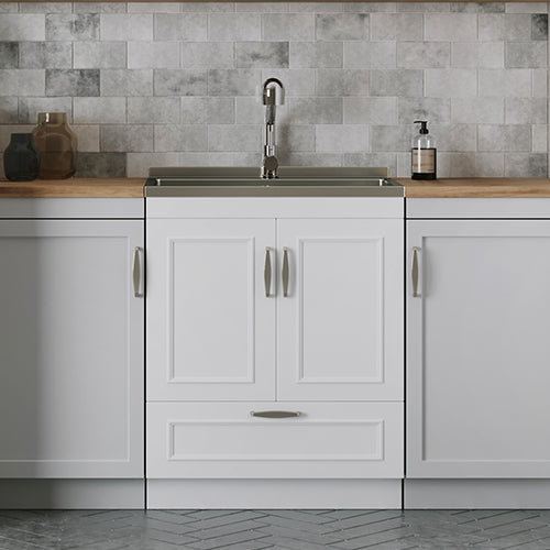 Stainless Steel Laundry Cabinets
