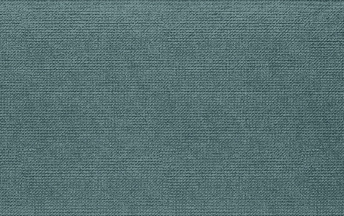 Smoky Teal Linen Style Polyester | Scott Ottoman Bench