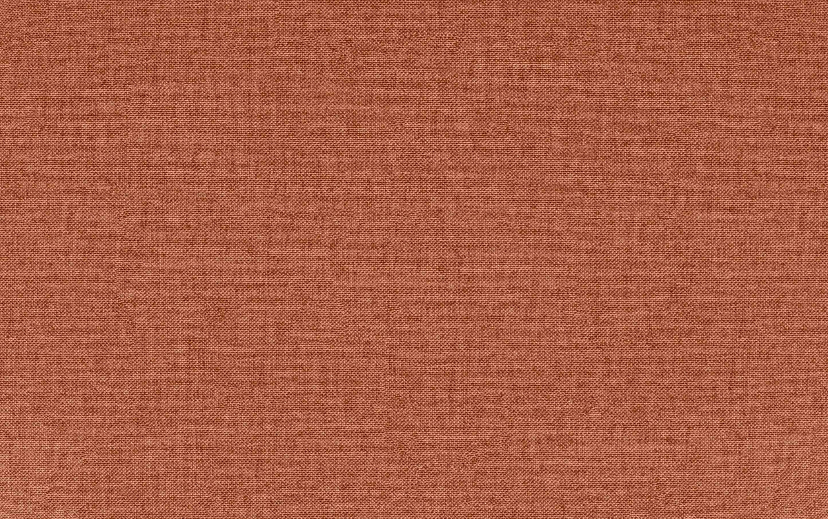 Dusty Orange Linen Style Fabric | Brock Footstool