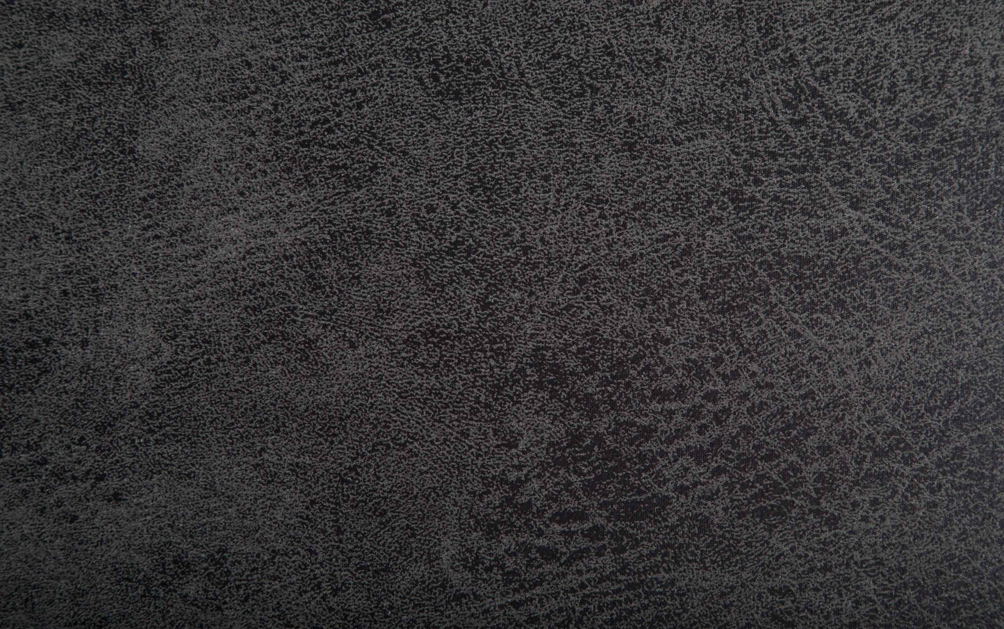 Distressed Black Distressed Vegan Leather| Chanelle Mid Century Ottoman Bench