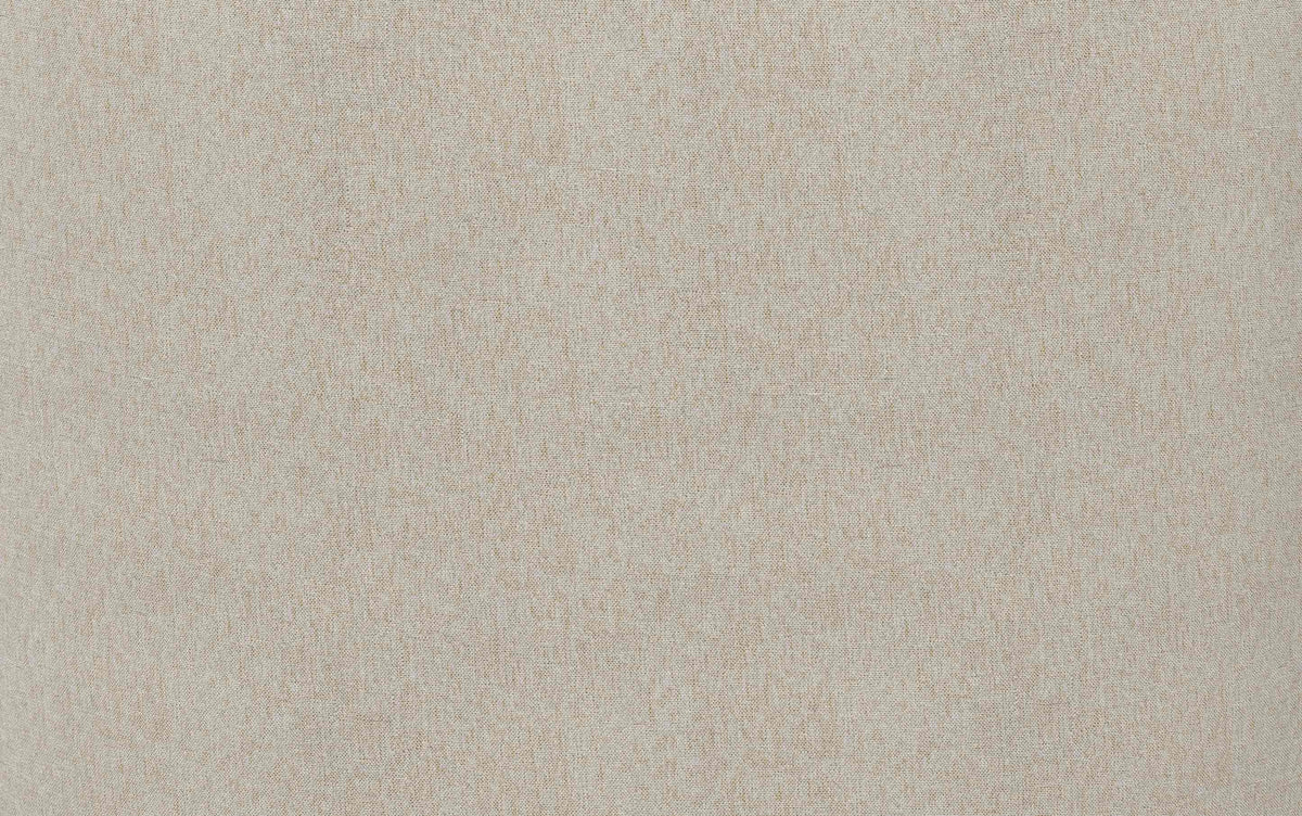 Natural Linen Style Fabric | Moore Small Ottoman in Linen