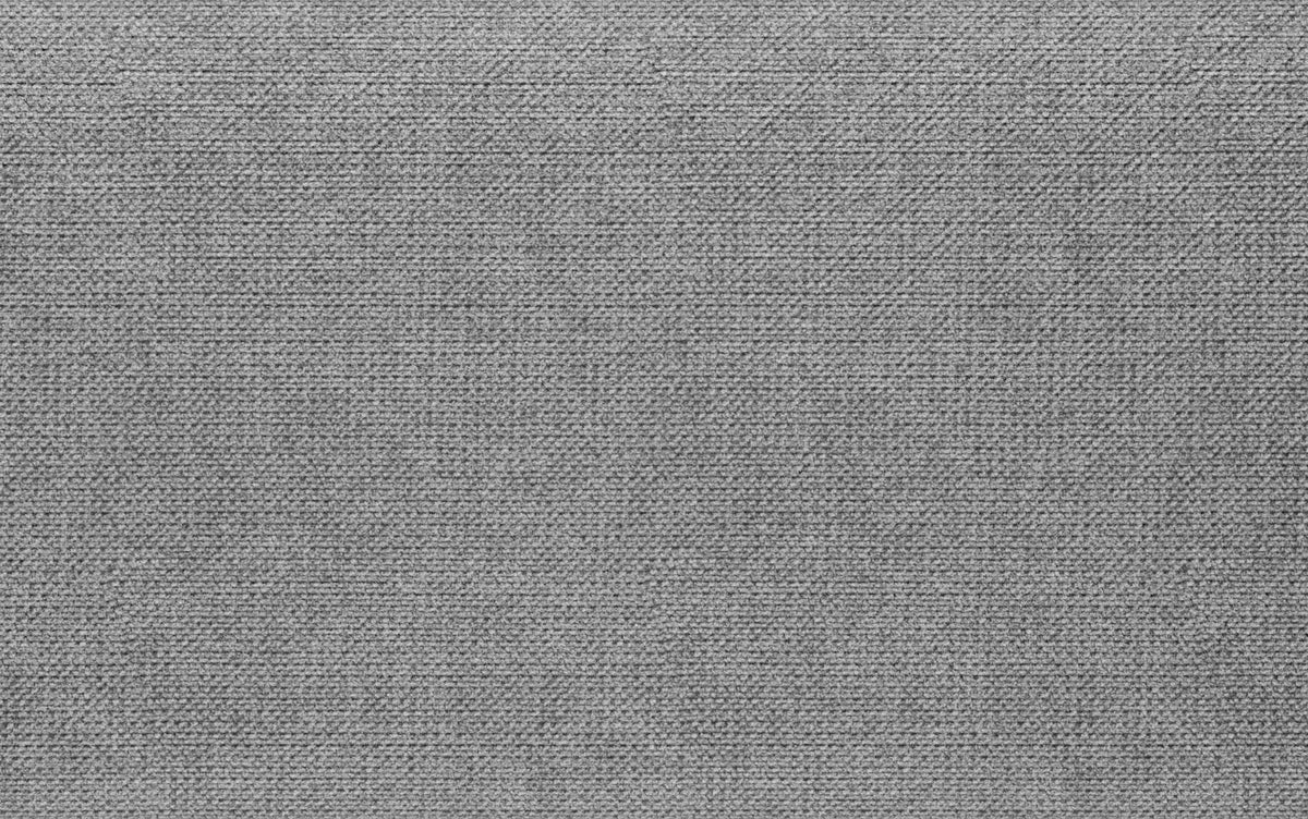 Pewter Grey Linen Style Polyester | Scott Ottoman Bench
