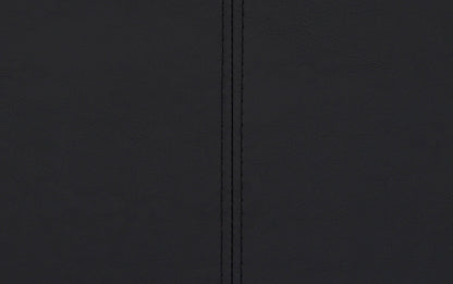 Midnight Black Vegan Leather | Acadian 7 Piece Dining Set