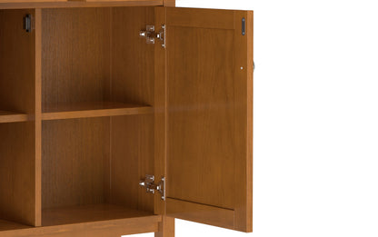 Light Golden Brown | Warm Shaker 44-inch Storage Bench and 36-inch Cabinet