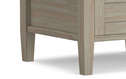 Distressed Grey | Warm Shaker 36 inch Coffee Table with 20 inch End Tables (Set of 3)