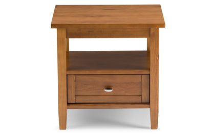 Light Golden Brown | Warm Shaker 36 inch Coffee Table with 20 inch End Tables (Set of 3)