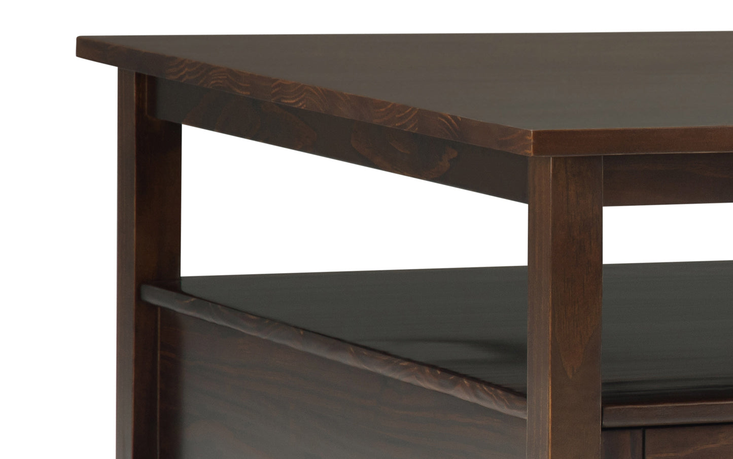 Brunette Brown | Warm Shaker 36 inch Coffee Table with 20 inch End Tables (Set of 3)