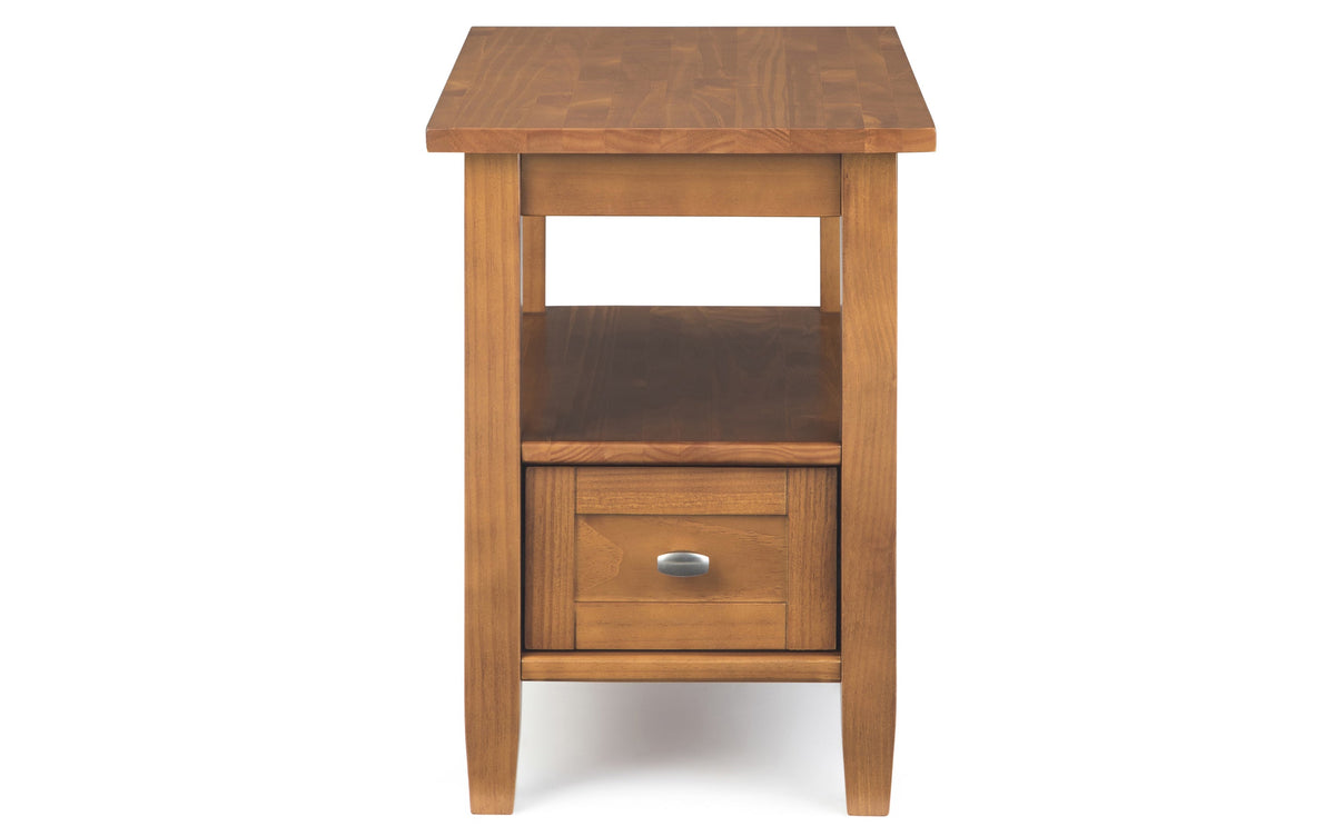 Light Golden Brown | Warm Shaker 48 inch Coffee Table with 14 inch End Tables (Set of 3)