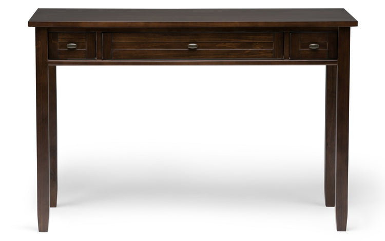 Brunette Brown | Warm Shaker 48 inch Desk and 26 inch Bookcase