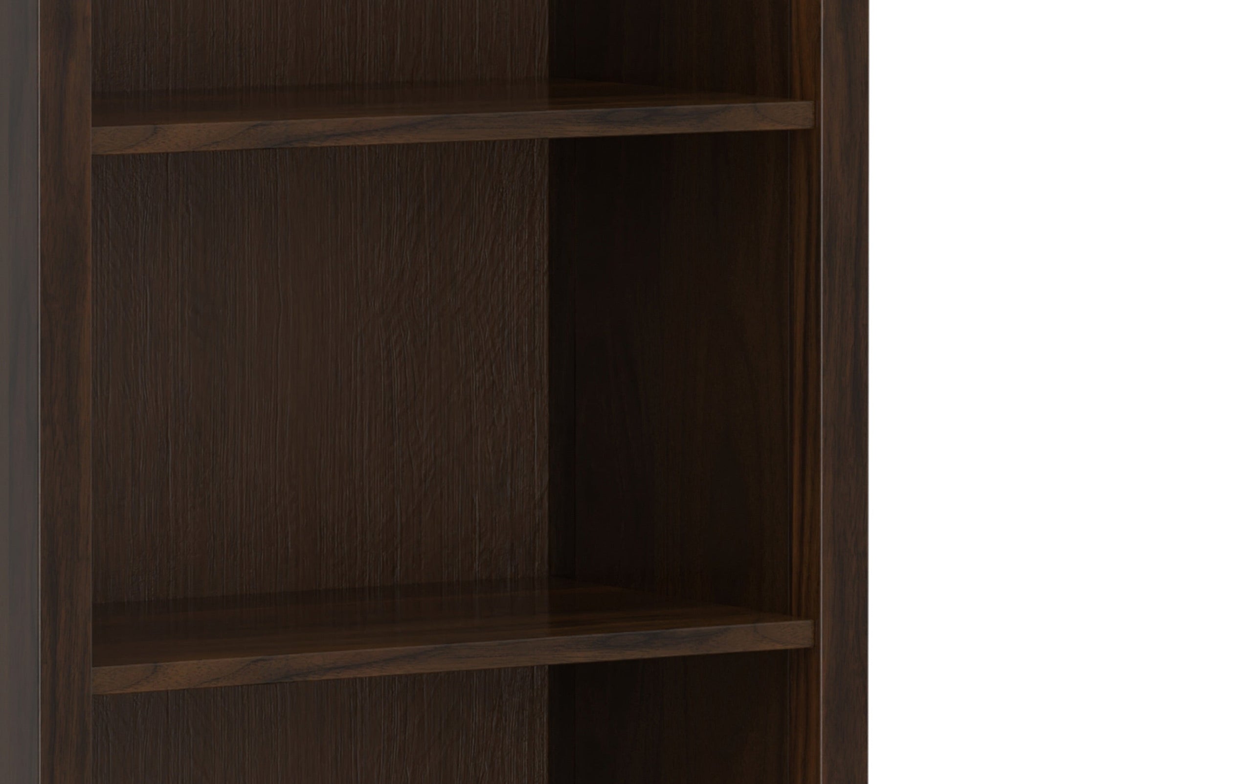 Brunette Brown | Warm Shaker 48 inch Desk and 26 inch Bookcase