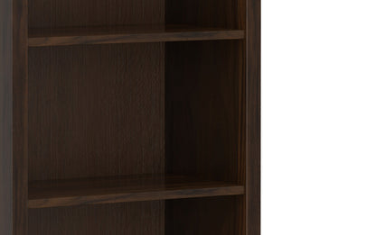 Brunette Brown | Warm Shaker 48 inch Desk and 26 inch Bookcase