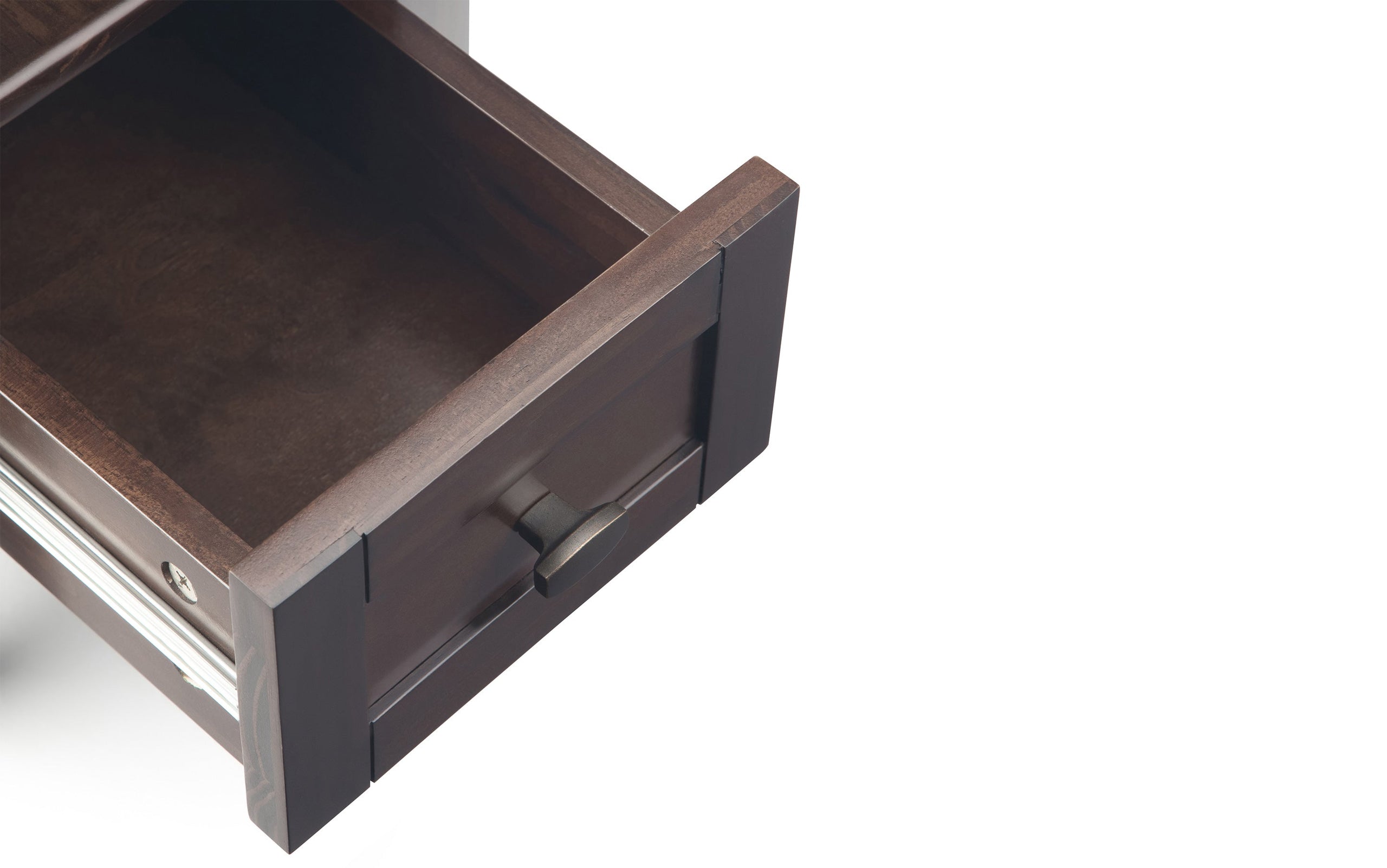 Brunette Brown | Warm Shaker 14 inch Narrow End Table (Set of 2)