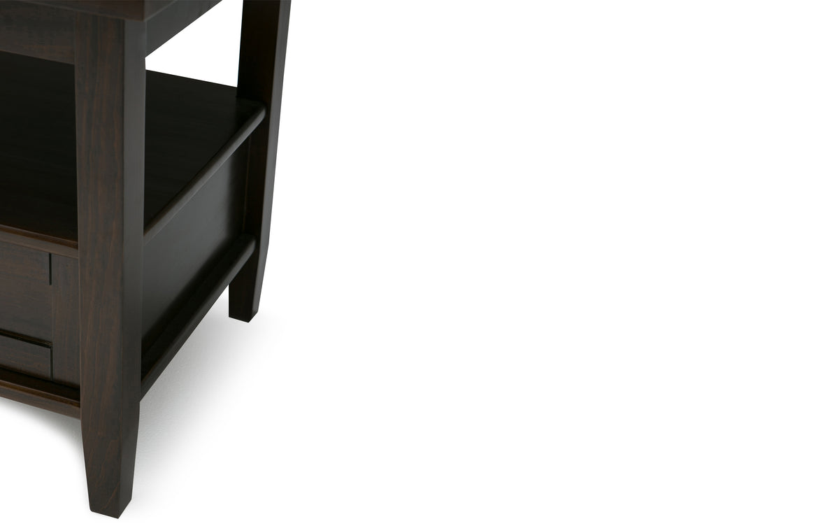 Brunette Brown | Warm Shaker 20 inch End Table (Set of 2)