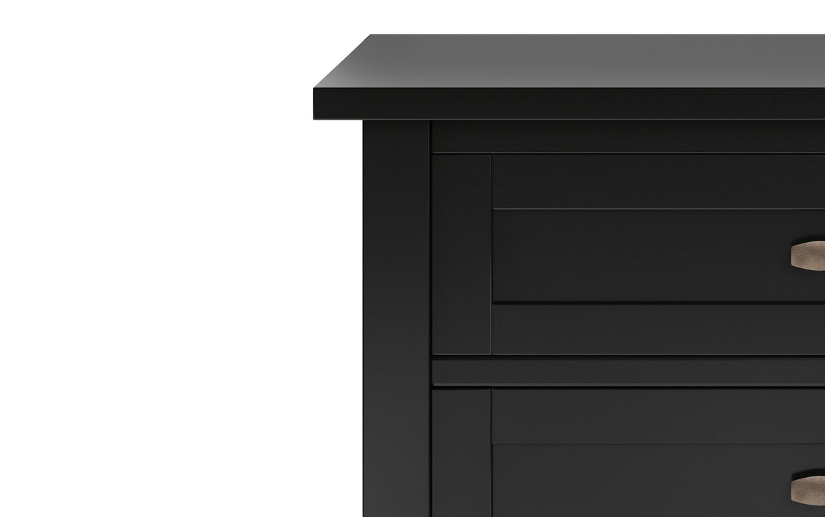 Black | Warm Shaker 24 inch Night Stand (Set of 2)