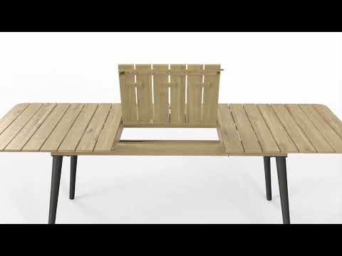 Beachside Outdoor Extendable Dining Table
