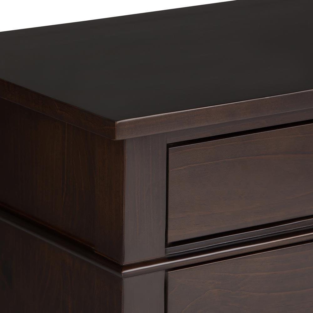 Brunette Brown | Carlton Bedside Table
