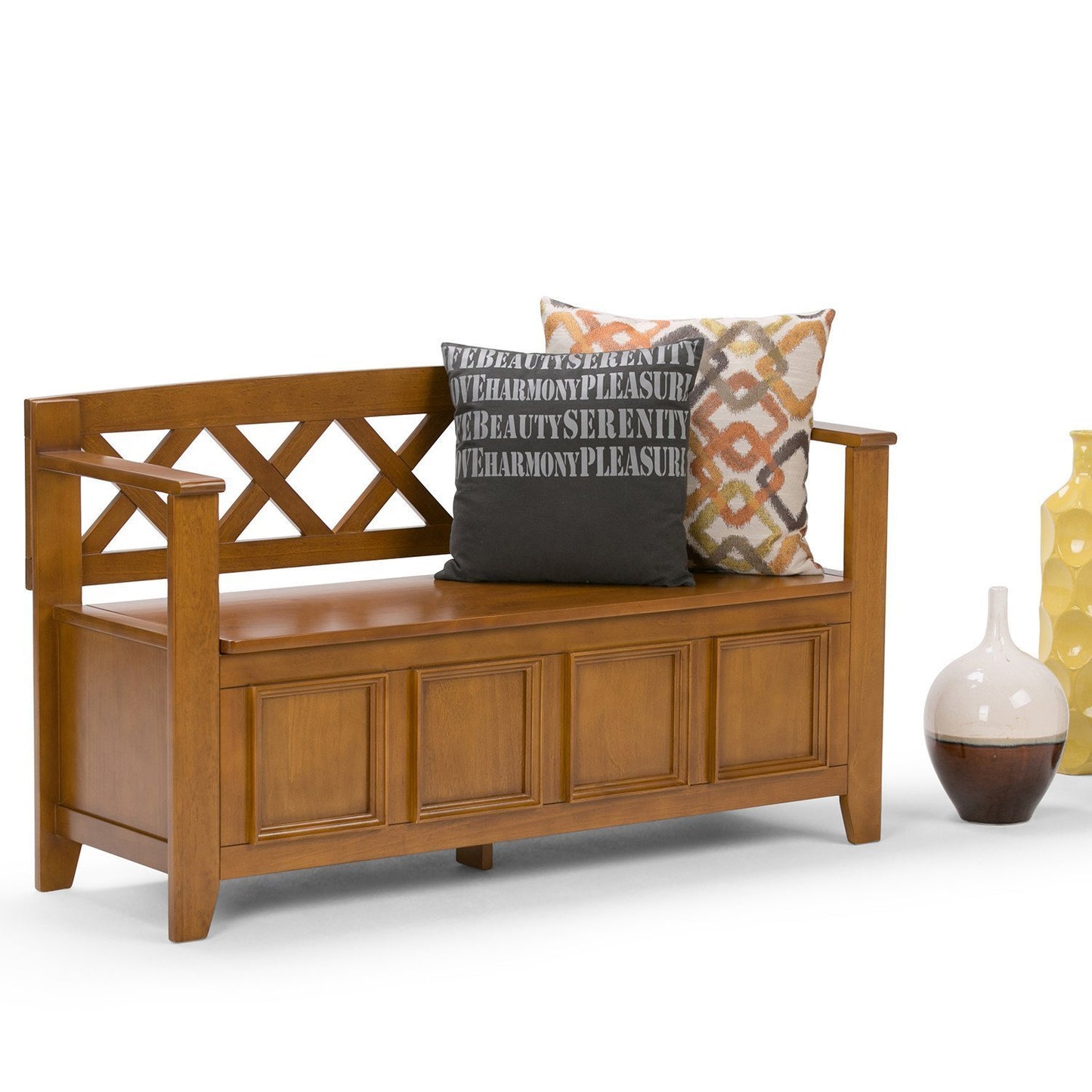 Avalon Light Brown | Amherst Entryway Bench