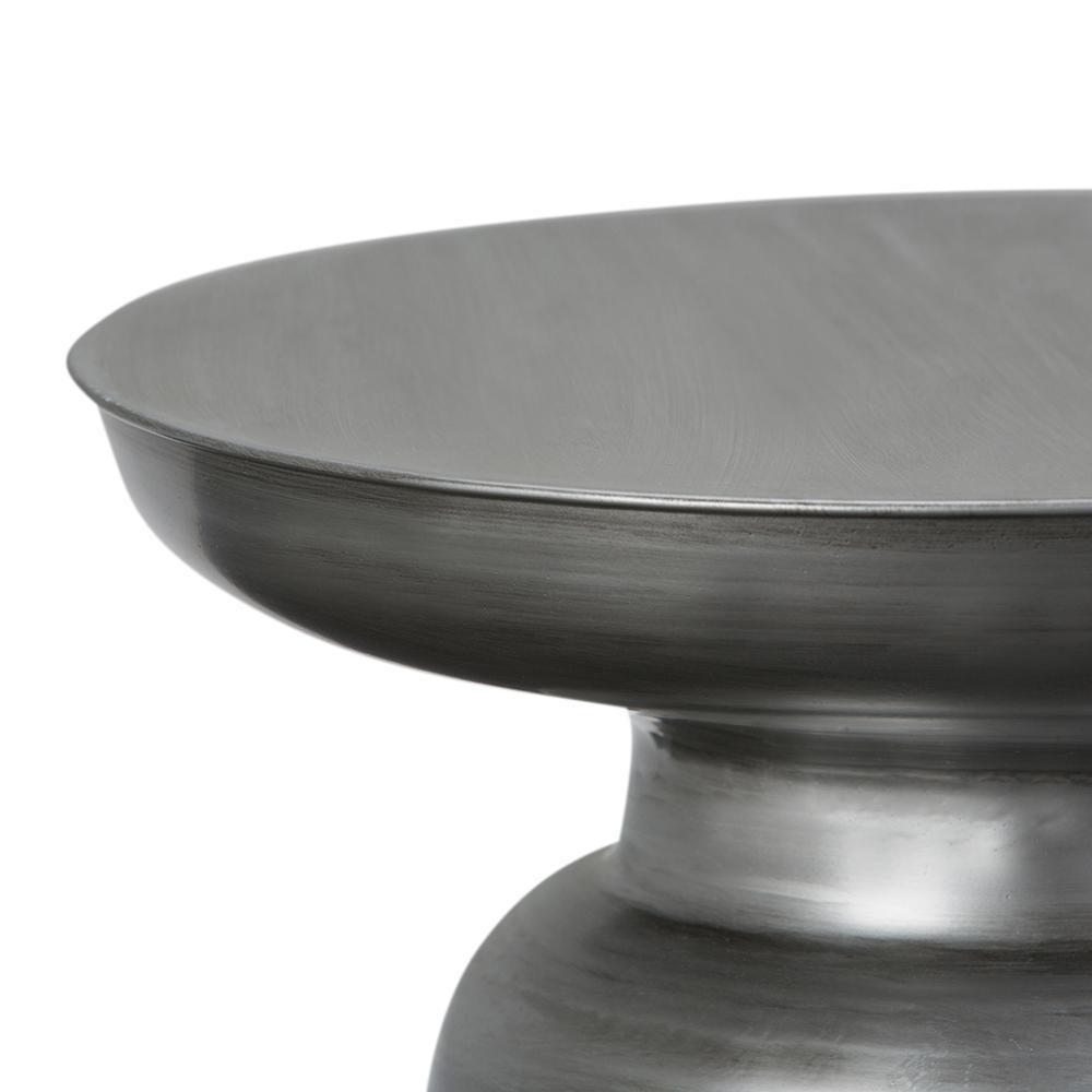 Silver 17 inch | Toby Metal Accent Table