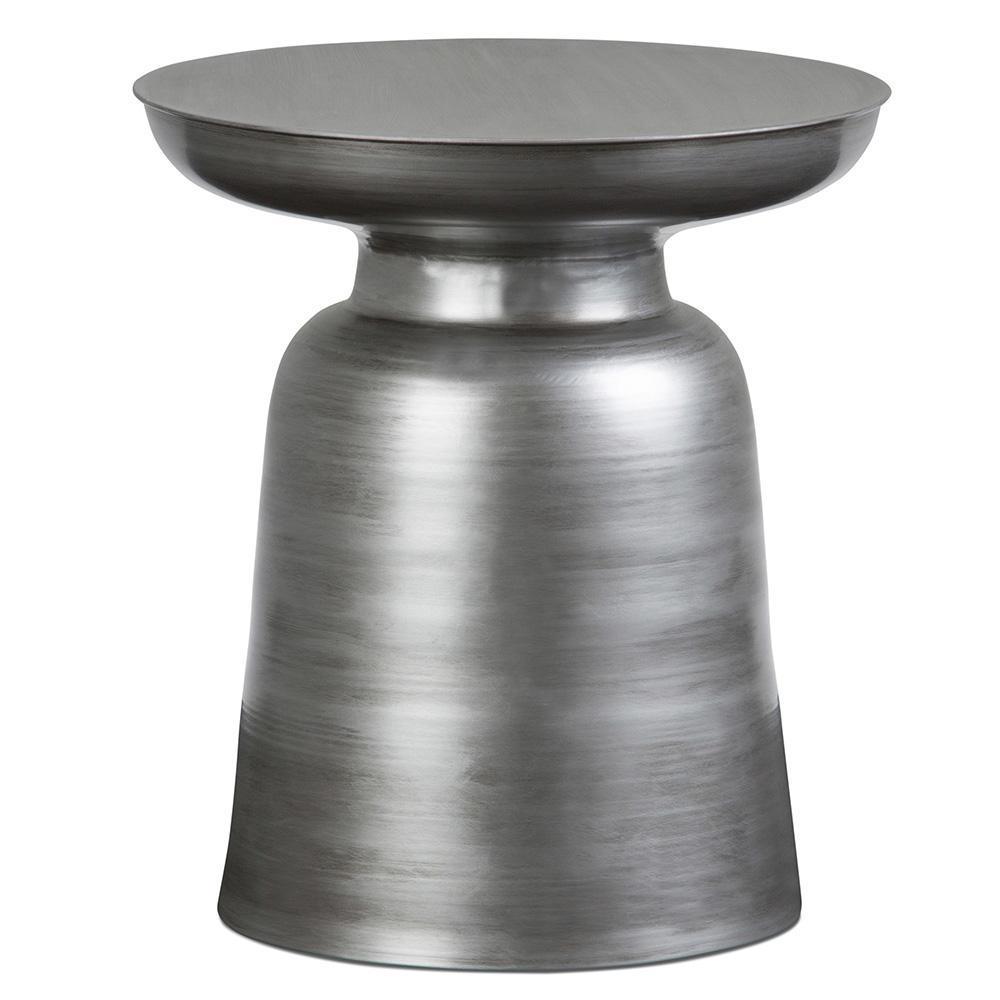 Silver 17 inch | Toby Metal Accent Table