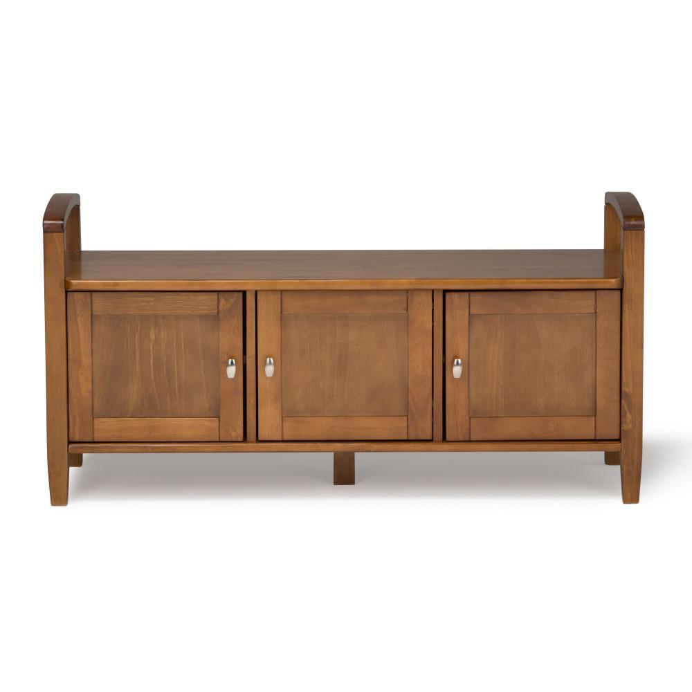 Brunette Brown | Warm Shaker 44 inch Entryway Bench