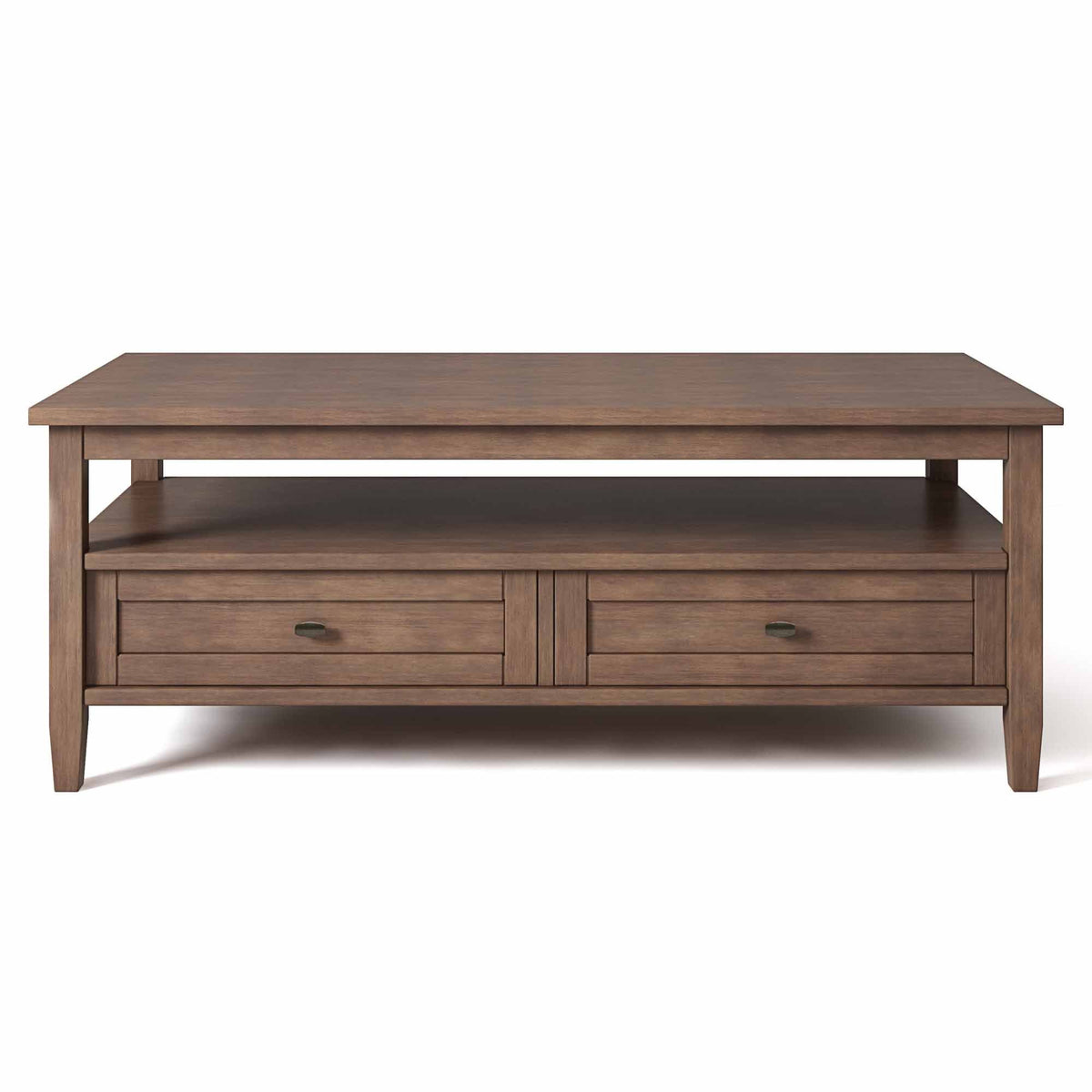 Rustic Natural Aged Brown | Warm Shaker Coffee Table